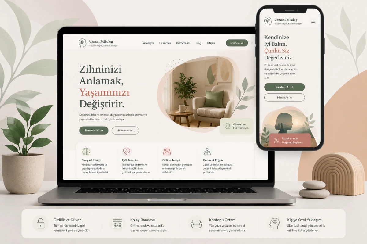 Psikolog Web Sitesi
