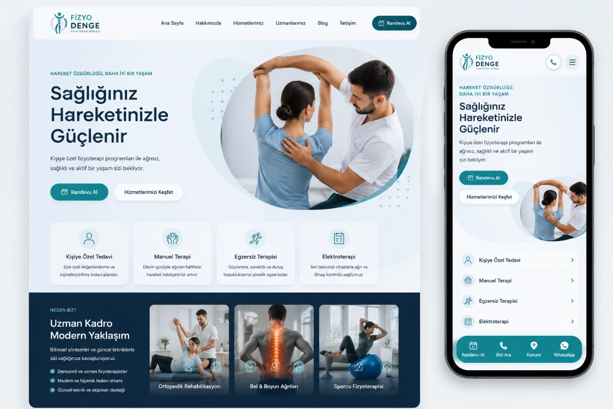 Fizyoterapist Web Sitesi