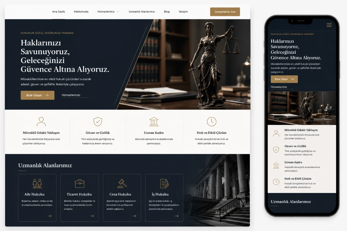 Hukuk Bürosu Web Sitesi