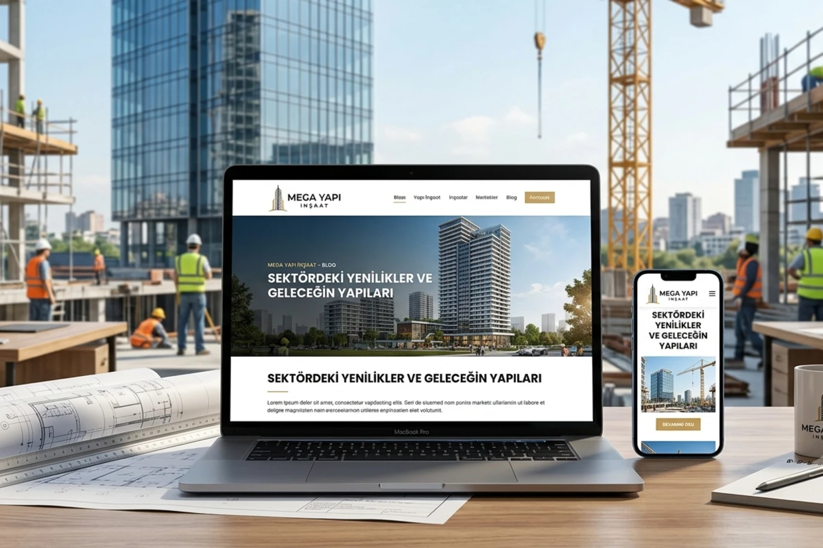 İnşaat Firması Web Sitesi