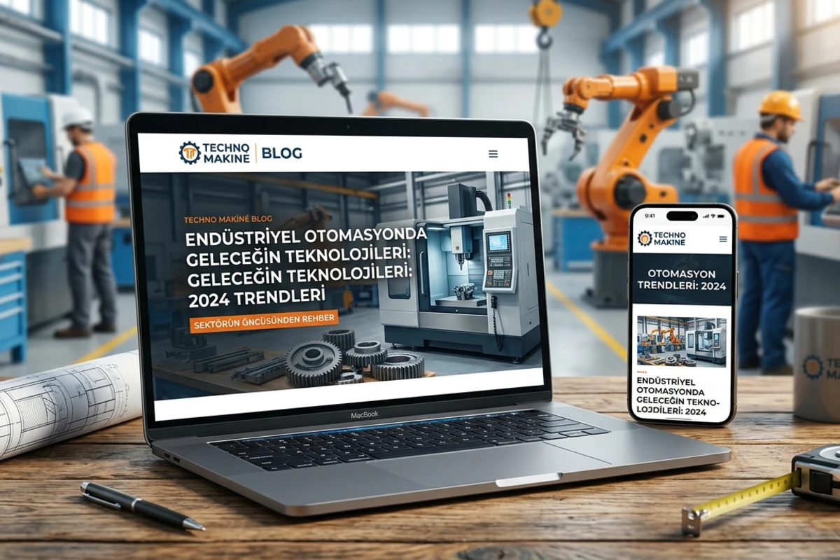 Makine Firması Web Sitesi