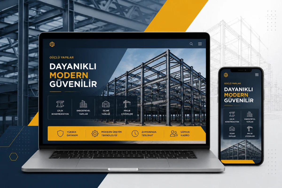 Çelik Konstrüksiyon Web Sitesi