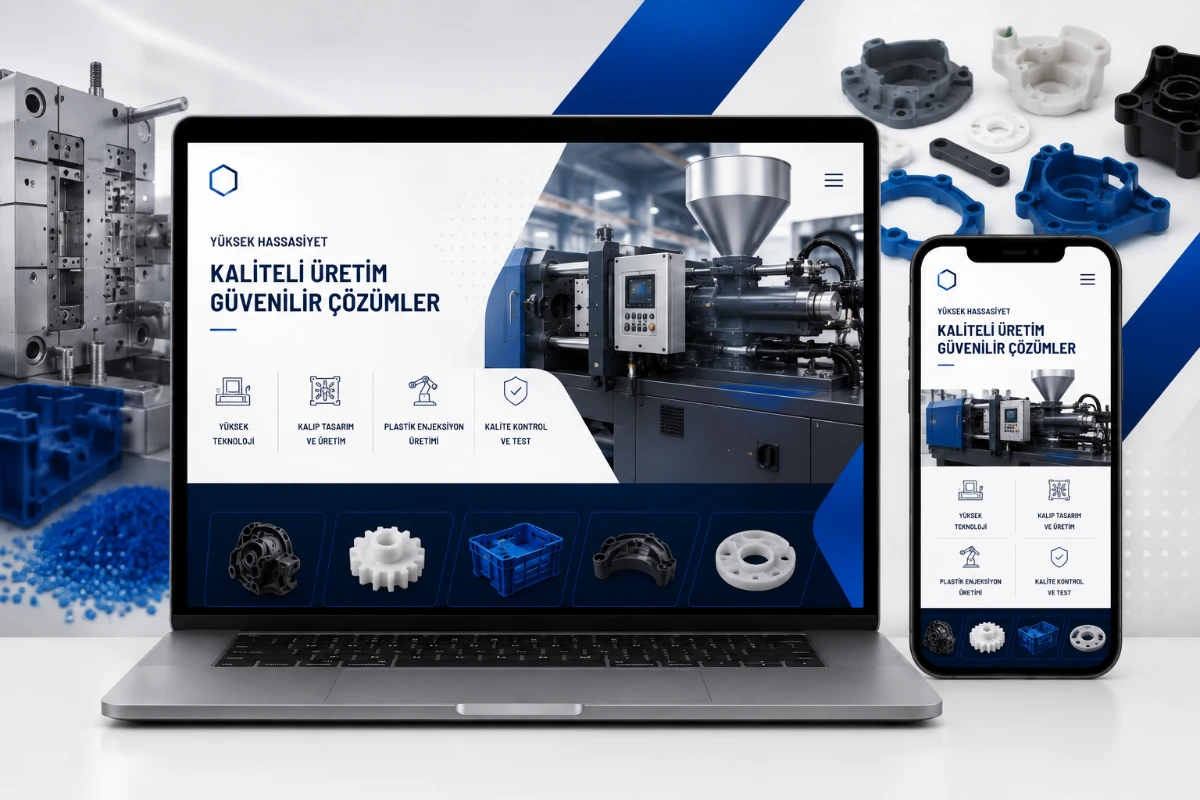 Plastik Enjeksiyon Firması Web Sitesi