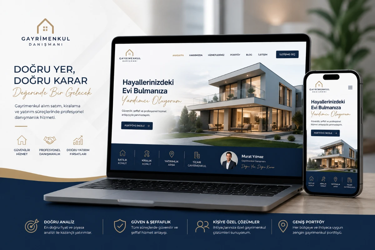 Gayrimenkul Danışmanı Web Sitesi