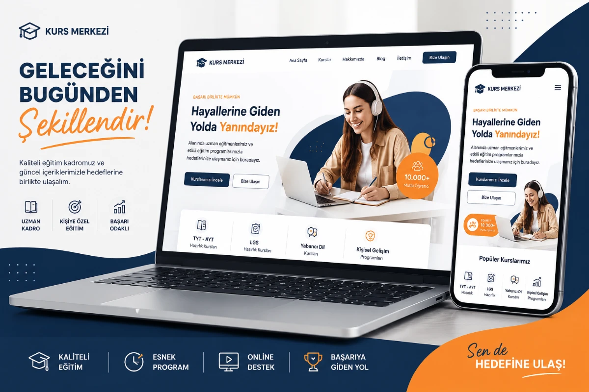 Kurs Merkezi Web Sitesi