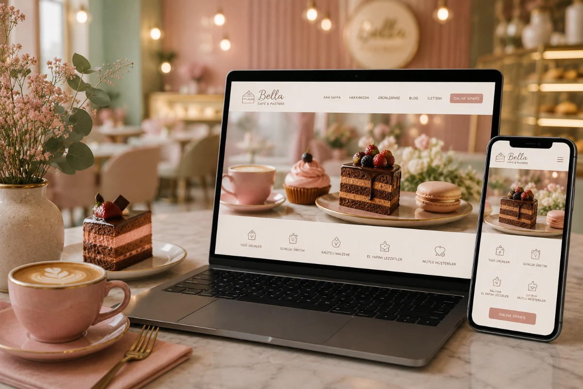 Cafe Pastane Web Sitesi