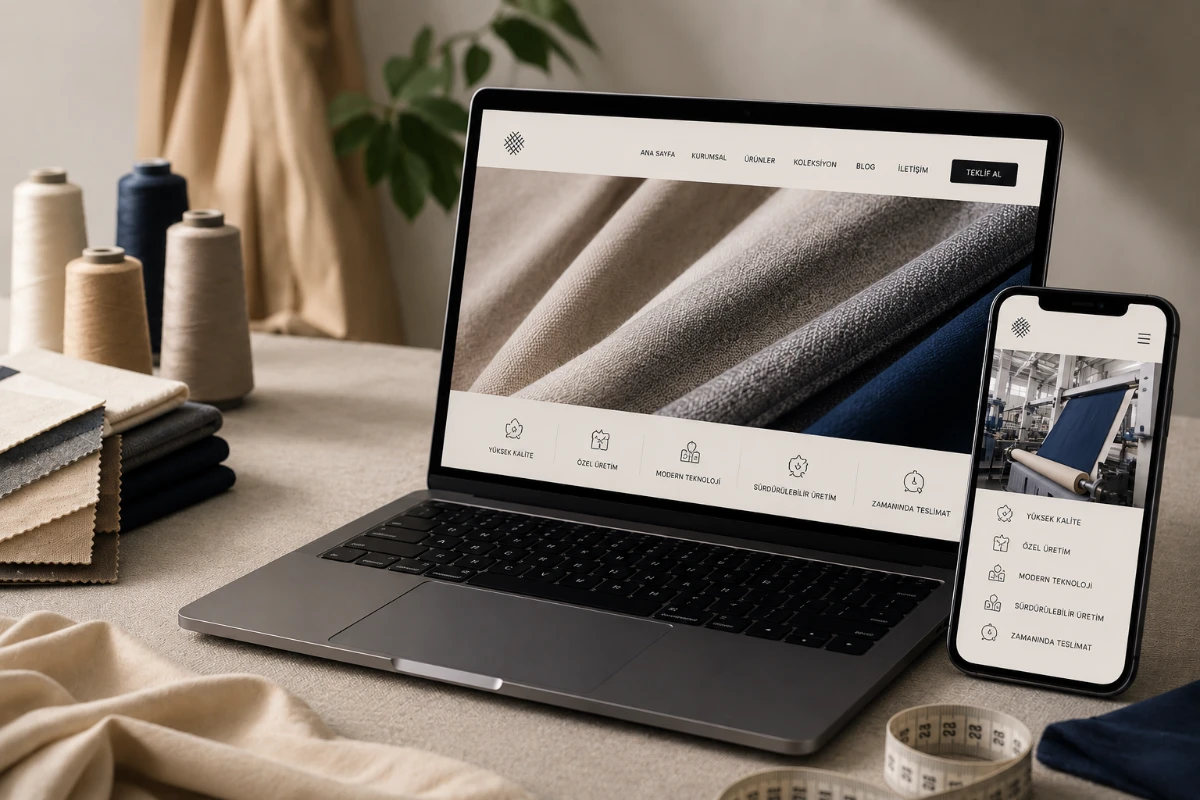 Tekstil Firması Web Sitesi
