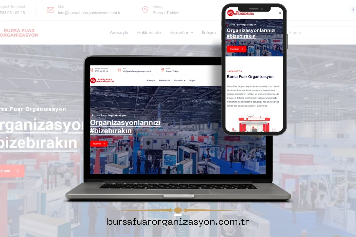 Bursa Fuar Organizasyonu Web Sitesi