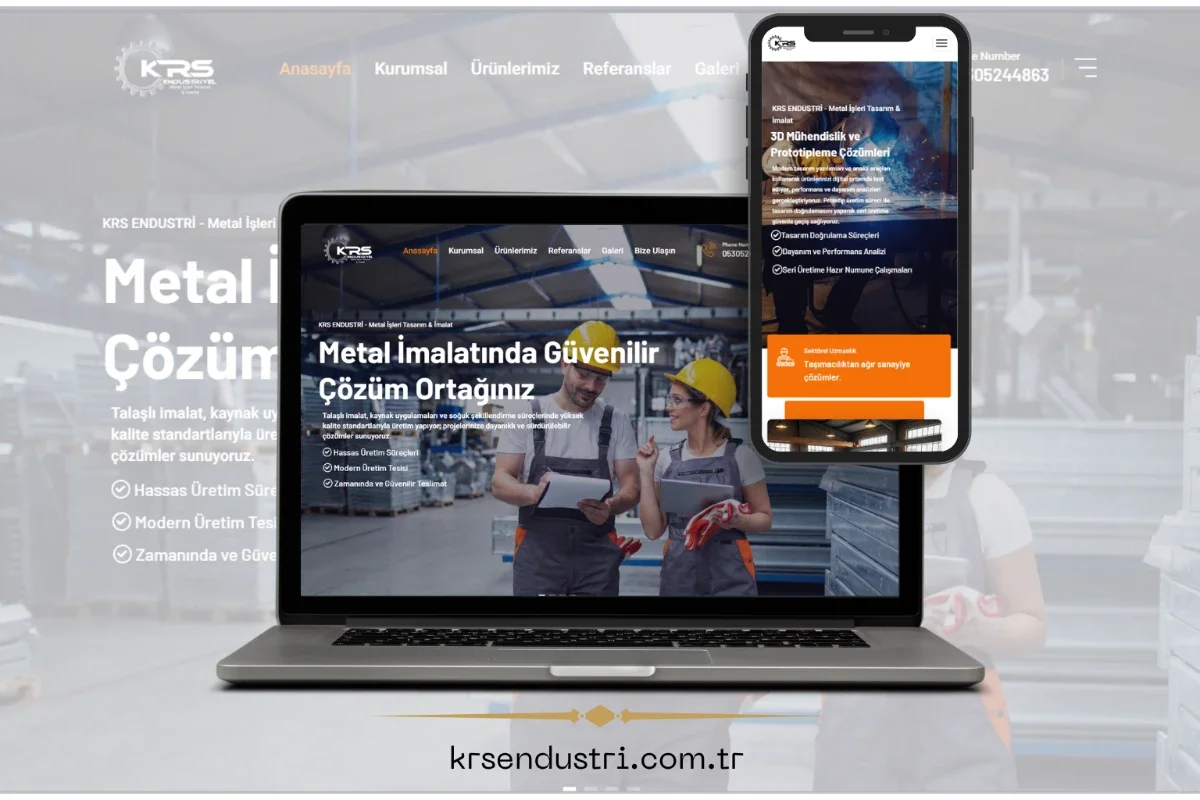 KRS Endüstri Web Sitesi