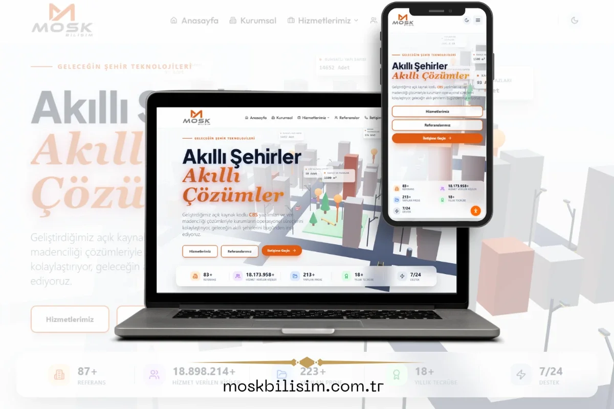 MOSK Bilişim Web Sitesi